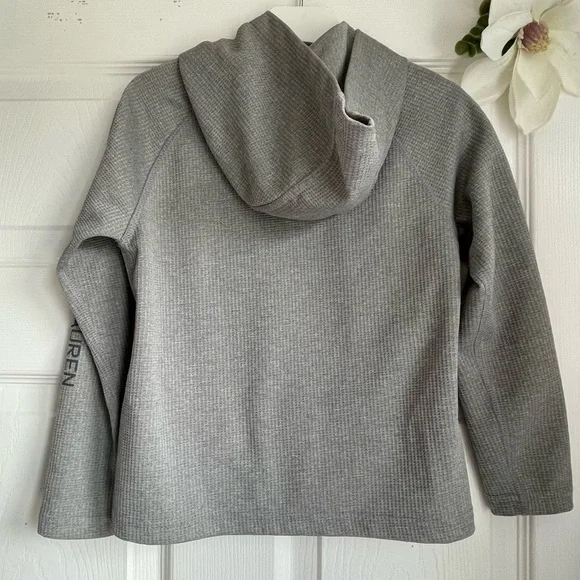 2xHP❤️ Polo Ralph Lauren Boys Hoodie Waffle Knit Pullover Pony Logo Size 6 - Picture 3 of 11